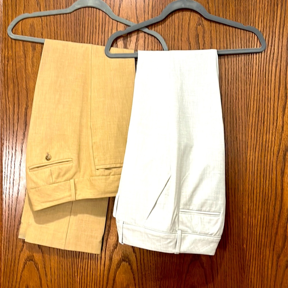 The limited drew fit size 8 slacks light grey and beige